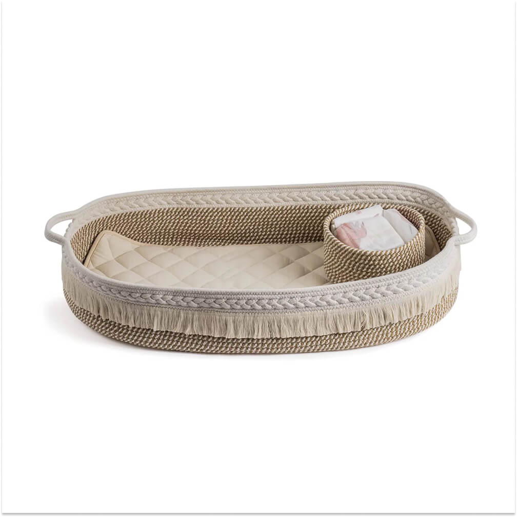 Rolife Cotton Baby Changing Basket