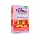 Plum Organics Teensy Snacks Soft Fruit Snacks for Toddlers